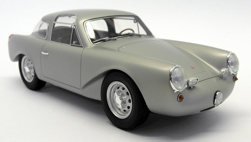 BOS 1/18 Scale Model Car - BOS235 Porsche Glockler Coupe Silver
