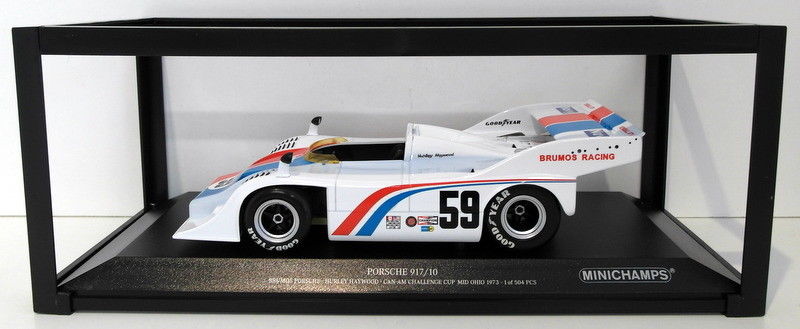 Minichamps 1/18 Scale 155 736559 - Brunos Porsche Hurley Haywood Can-Am Cup 1973