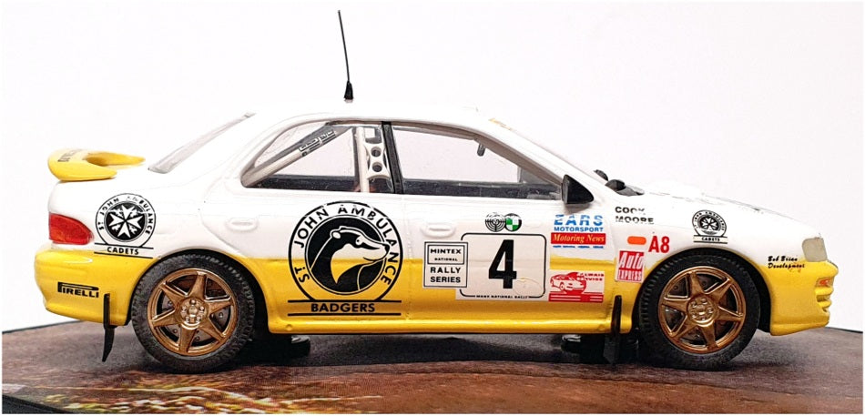 Racing Models 1/43 Scale TU618 - Subaru Impreza #4 Manx Rally 1995