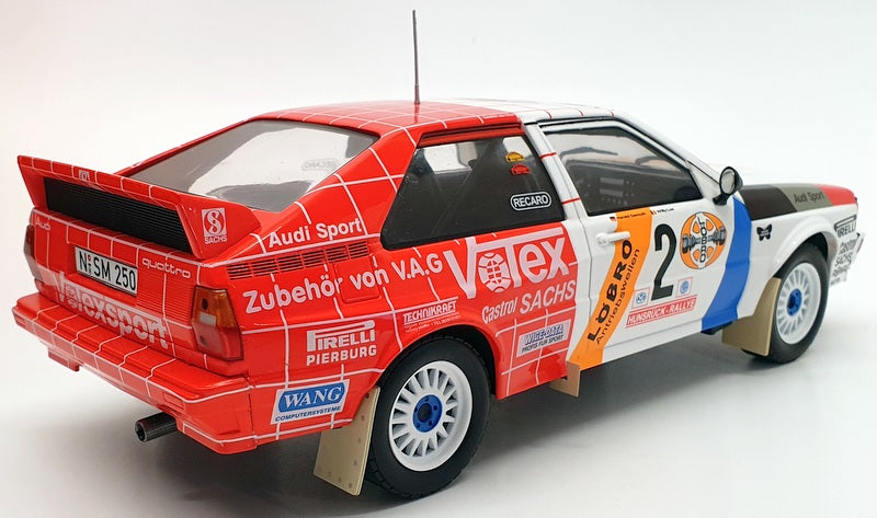 IXO Models 1/18 Scale Model Car 18RMC010 - Audi Quattro #2 Humsruck