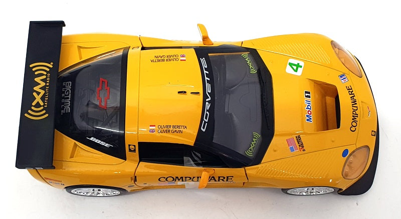 Jada 1/24 Scale Diecast 31650 - 2005 Chevy Corvette C6-R #4 - Yellow
