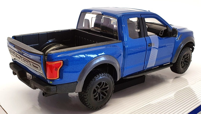 Maisto 1/24 Scale Model Car 31266 - 2017 Ford Raptor - Blue
