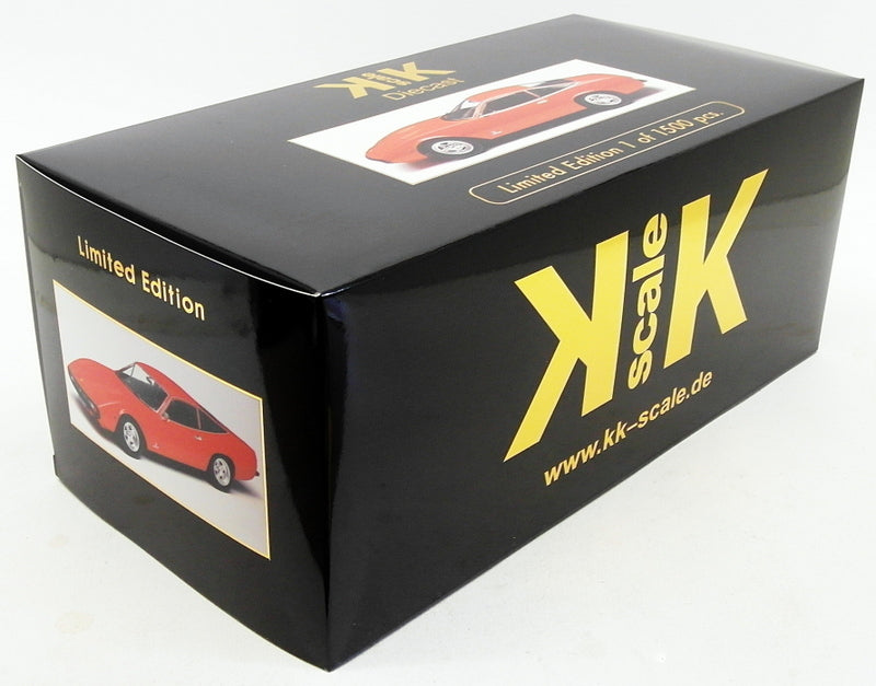 KK Scale 1/18 Scale Model Car KKDC180281 - Ferrari 365 GTC4 - Red