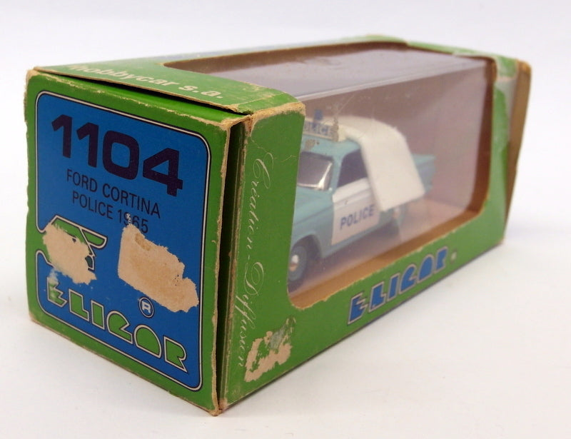 Eligor 1/43 Scale EL19 - 1104 1965 Ford Cortina MK1 Police RHD Strapped