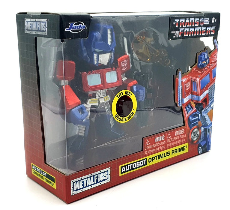 Jada Metals Diecast 4" Transformers 31398  - Autobot Optimus Prime Figure