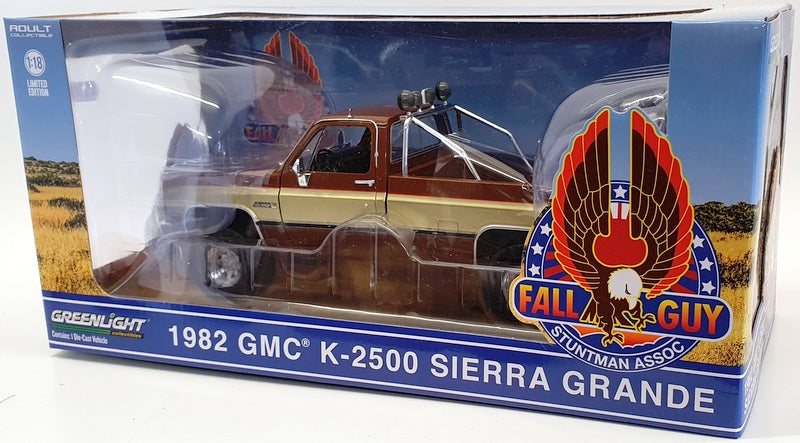 Greenlight 1/18 Scale 13560 - 1982 GMC K-250 Sierra Grande Lee Majors Fall Guy