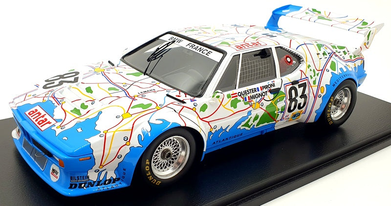 Miniature Spark 1/43 Résine - BMW M1 N°61, 8e Aux 24h Du Mans 1982, Blanche