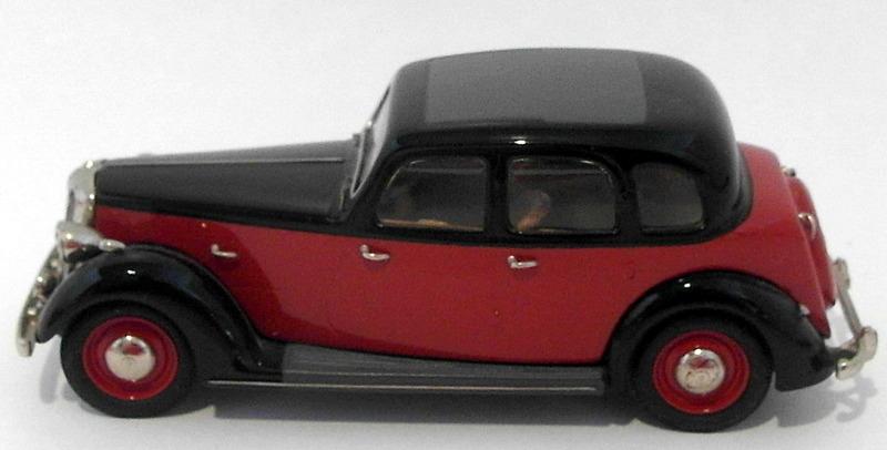 Somerville Models 1/43 Scale 148 - 1937 Rover P-2 (6 Light) - Maroon/Black