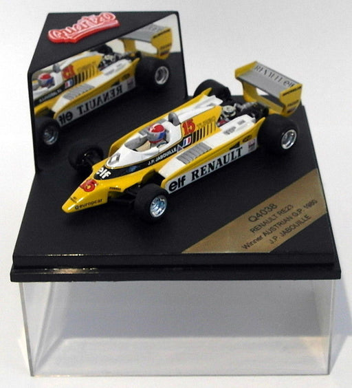 Quartzo 1/43 Scale Q4038 - Renault RE23 F1 - Austrian GP 1980  #15 1st Jabouille