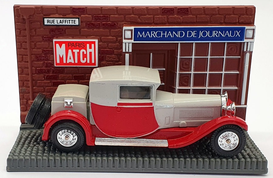 Matchbox Appx 10cm Long Diecast Y-24 - 1927 Bugatti T44 - Red/Grey