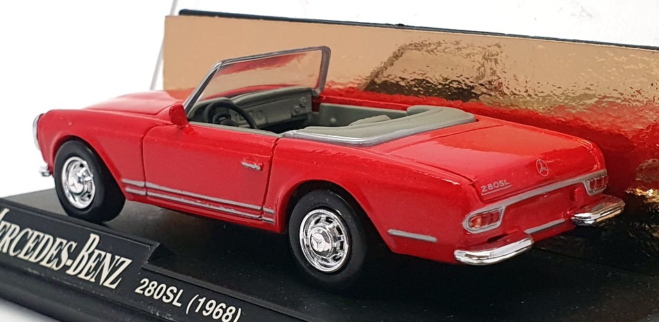 NewRay 1/43 Scale Diecast 48419 - 1968 Mercedes Benz 280SL - Red