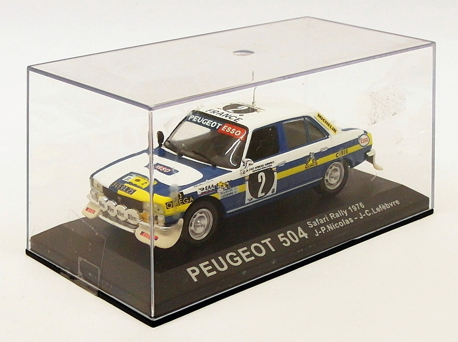 Altaya 1/43 Scale Model Car AL29319V Peugeot 504 Safari Rally 1976
