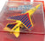 Matchbox Skybusters Appx 9cm Long SB3 - Mirage Fighter Jet - Yellow/Blue/Red