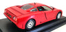 Burago 1/24 Scale Model Car 0535 - 1991 Bugatti EB 110 - Red