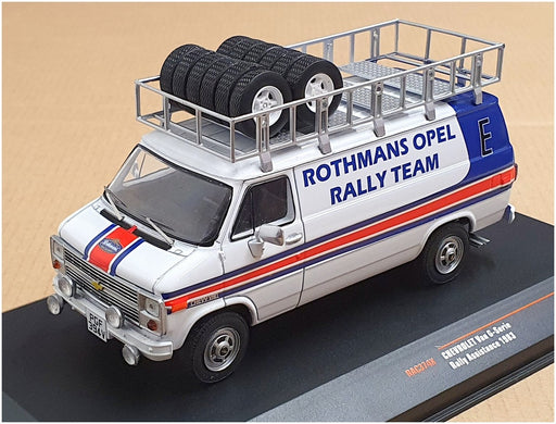 Ixo 1/43 Scale RAC374X - 1983 Chevrolet Van G -Series Rally Assistance