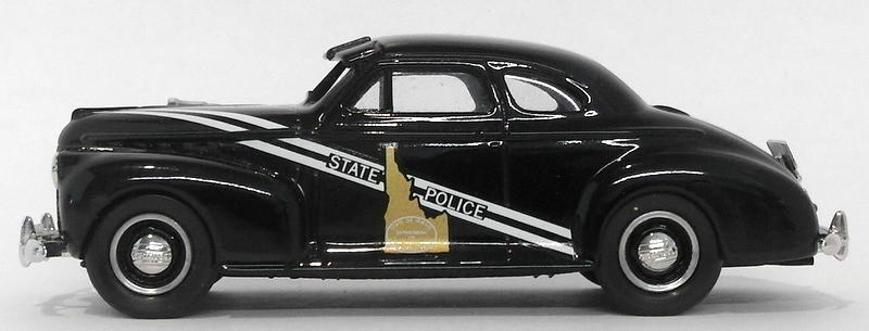 Durham 1/43 Scale DUR 36  - 1941 Ford Deluxe Coupe Idaho State Police Car