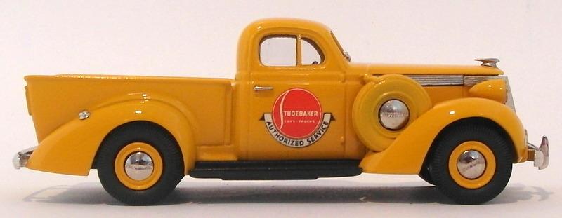US Model Mint 1/43 Scale US14S - 1937 Studebaker Coupe Pick-Up - Chrome Yellow