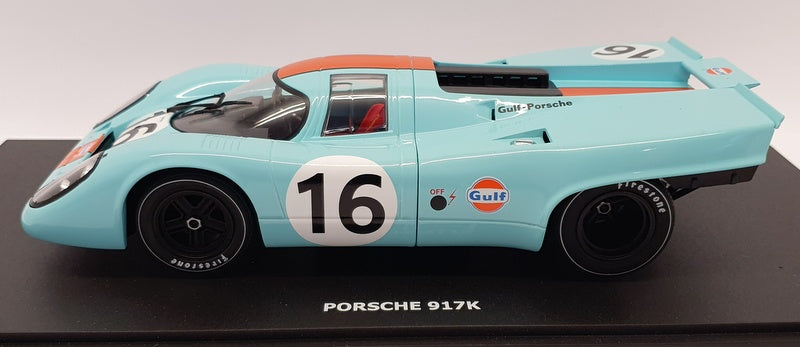 CMR 1/18 Scale Model Car CMR146-16 - Porsche 917K Race Car Gulf #16