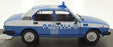 Mitica 1/18 Scale 200017-D - Alfa Romeo Alfetta 2000 1978 Polizia White/Blue