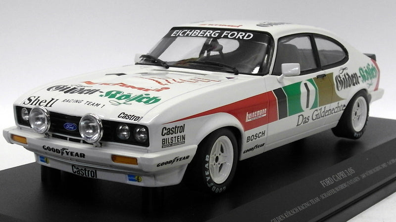 Minichamps 1/18 Scale Diecast - 155 828601 Ford Capri 3.0S Gilden Kolsch 1982