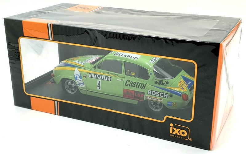 IXO 1/18 Scale 18RMC085A - SAAB 96 V4 #4 Winner Swedish Rally 1976 Eklund