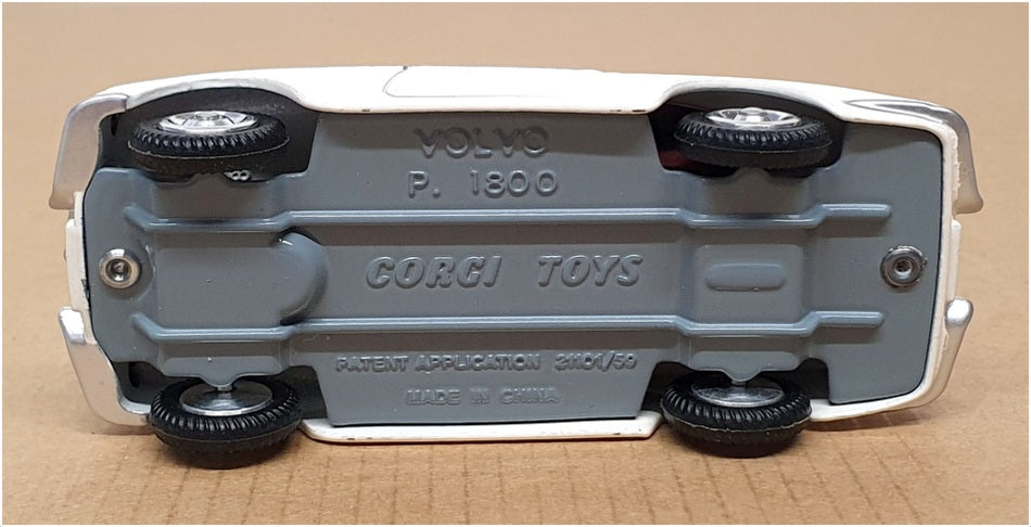 Corgi Toys 258 Reproduction - The Saint's Car Volvo P1800 - White