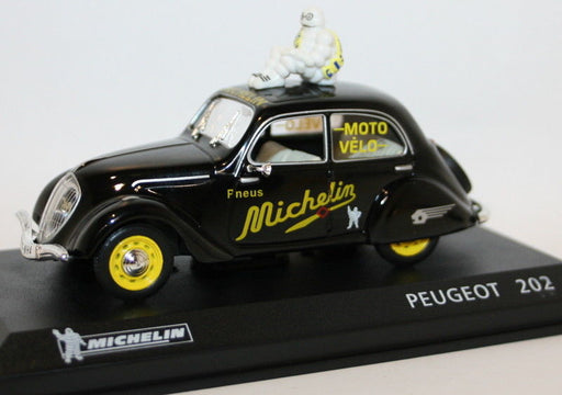 Altaya 1/43 Scale Diecast - Peugeot 202 - Michelin Livery