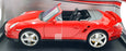 MotorMax 1/18 Scale Diecast 73183 - Porsche 911 Turbo Cabriolet - Red