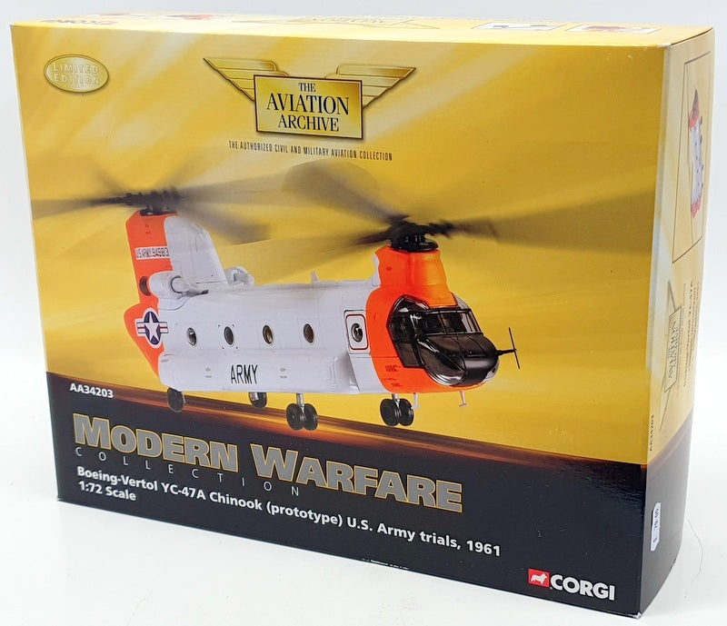 Corgi 1/72 Scale Model Aircraft AA34203 - Boeing Vertol YC Corgi 1/72 Scale Model Aircraft AA34203 - Boeing Vertol YC