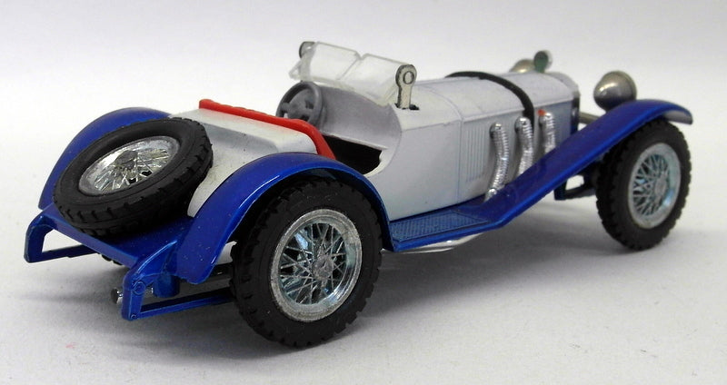 Gama 1/45 Scale Vintage Model Car - 987 Mercedes Benz SSK 1928 White / Dark Blue