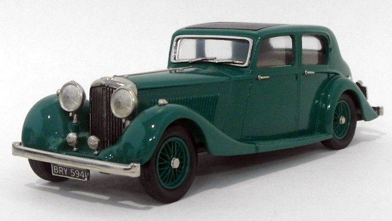 Lansdowne Models 1/43 Scale LDM97 - 1937 Bentley 4.25 Saloon By Park Ward Green