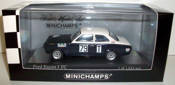 MINICHAMPS 1/43 - 400 688179 FORD ESCORT I TC ROLF STOMMELEN - 500KM NURBURGRING
