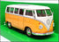 Welly NEX 1/24 Scale 22095W - 1963 Volkswagen T1 Bus - Yellow