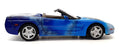 Welly 1/18 Scale Diecast 171021Q - 1999 Chevrolet Corvette - Blue