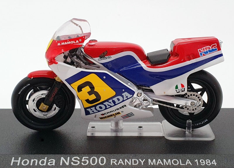 Ixo Models 1/24 Scale IB70 - Honda NS500 - #3 Randy Mamola 1984