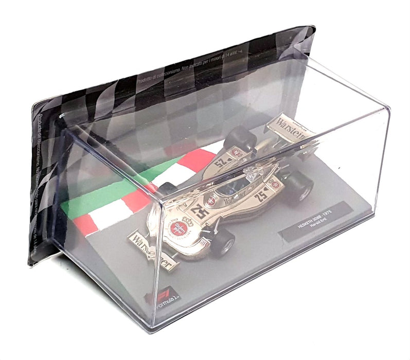 Altaya 1/43 Scale AT301122P - F1 1975 Hesketh 308B H. Ertl - Gold