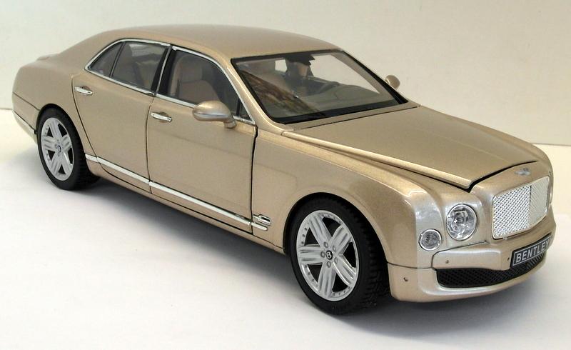 Rastar 1/18 Scale Diecast - 43800 Bentley Mulsanne Champagne