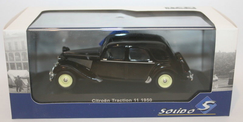 Solido 1/43 Scale diecast - S4300900 - 1950 Citroen Traction 11 - Black