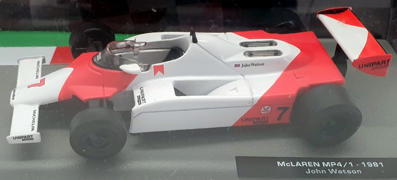 Altaya 1/43 Scale Model Car 1101IR9 - McLaren MP4/1 1981 John Watson