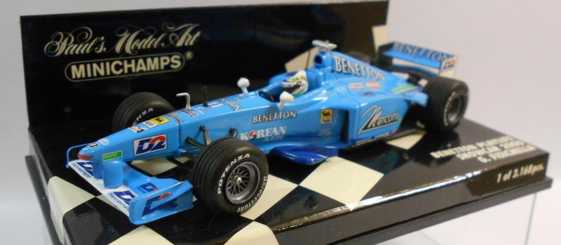 Minichamps F1 1/43 Scale - 430 000081 BENNETTON G.FISICHELLA
