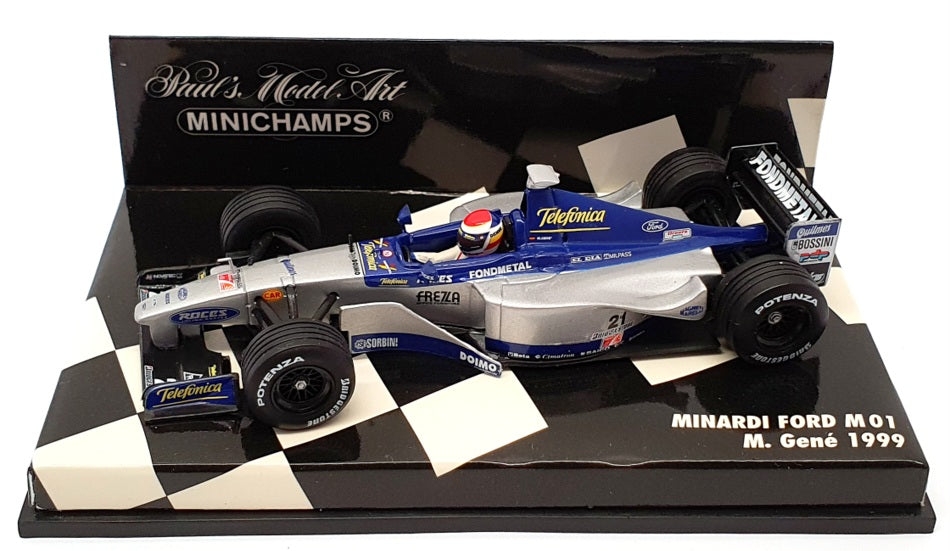 Minichamps 1/43 Scale 430 990021 - F1 Minardi Ford M01 - M.Gene 1999