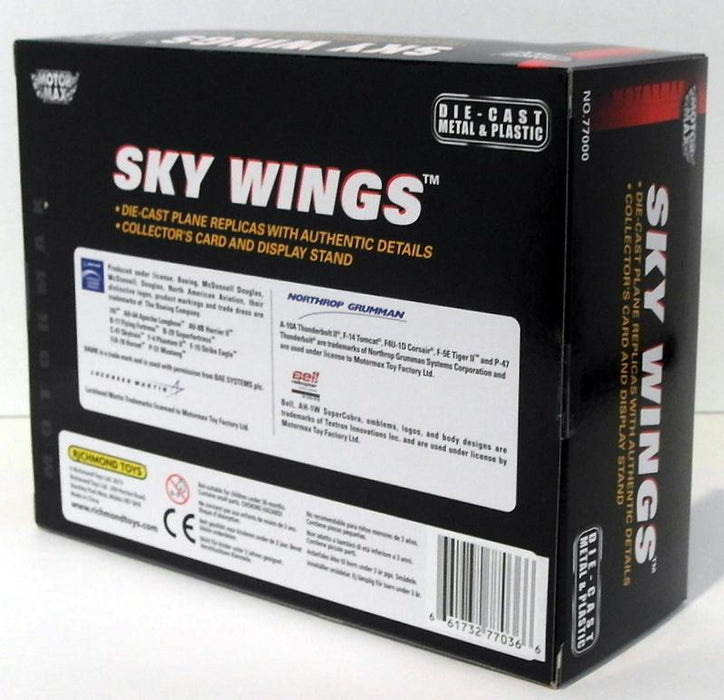 Motormax Skywings 1/100 Scale 77036 - C-47 Skytrain With Display Stand