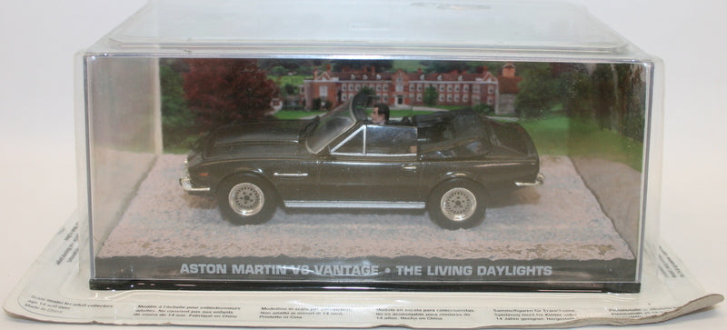 Fabbri 1/43 Scale Diecast - Aston Martin V8 Vantage - The Living Daylights