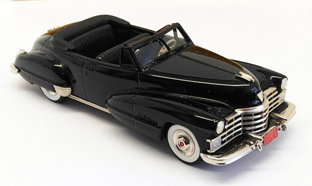 Brooklin Models 1/43 Scale BRK74 003 - 1947 Cadillac Convertible Black 1 Of 200