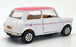 Corgi 1/36 Scale C330/2 - Austin Mini 30th Anniversary 1959-99 - White/Pink