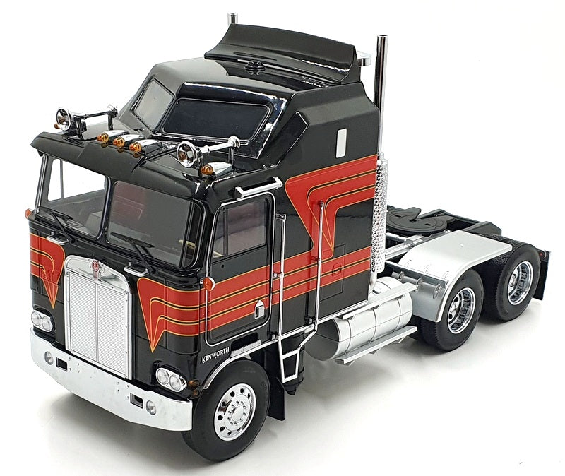 KK Scale Road Kings 1/18 Scale RK180142 - Kenworth K100 Aerodyne 1976 - Black