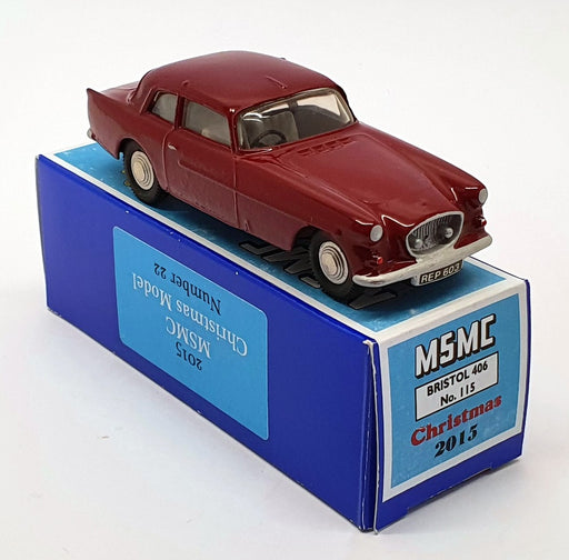 MSMC 1/42 Scale 115 - Bristol 406 Christmas 2015 - Maroon
