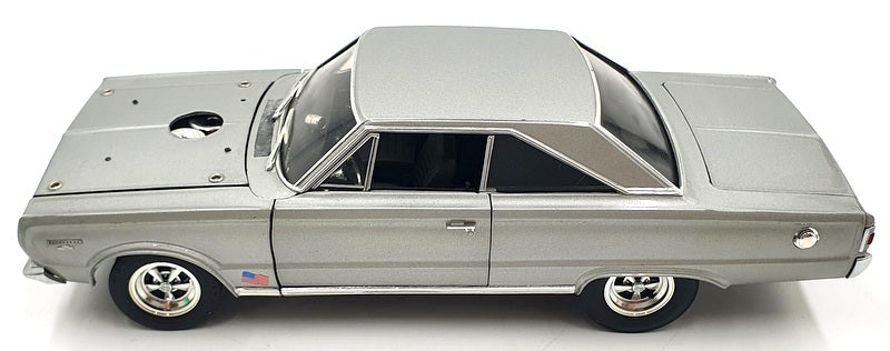 Diecast Promotions 1/18 Scale DC1822N - 1967 Plymouth GTX - Silver With Case