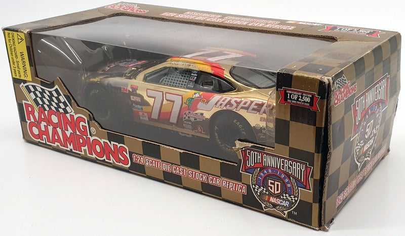 Racing Champions 1/24 Scale 05053 - Stock Car Ford #77 Nascar - Gold