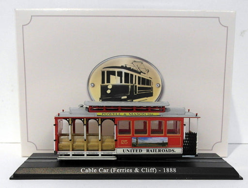 Atlas 1/87 scale Diecast Tram 4648105 - Cable Car (Ferries & Cliff) - 1888